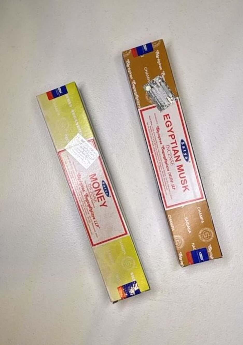 Satya Egyptian Musk and Money Incense Sticks Lot of 2